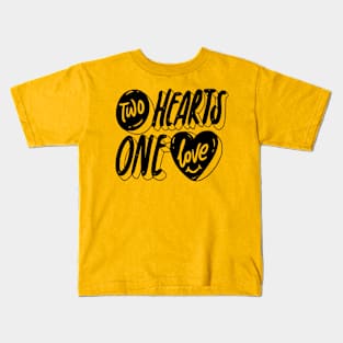 two hearts one love Kids T-Shirt